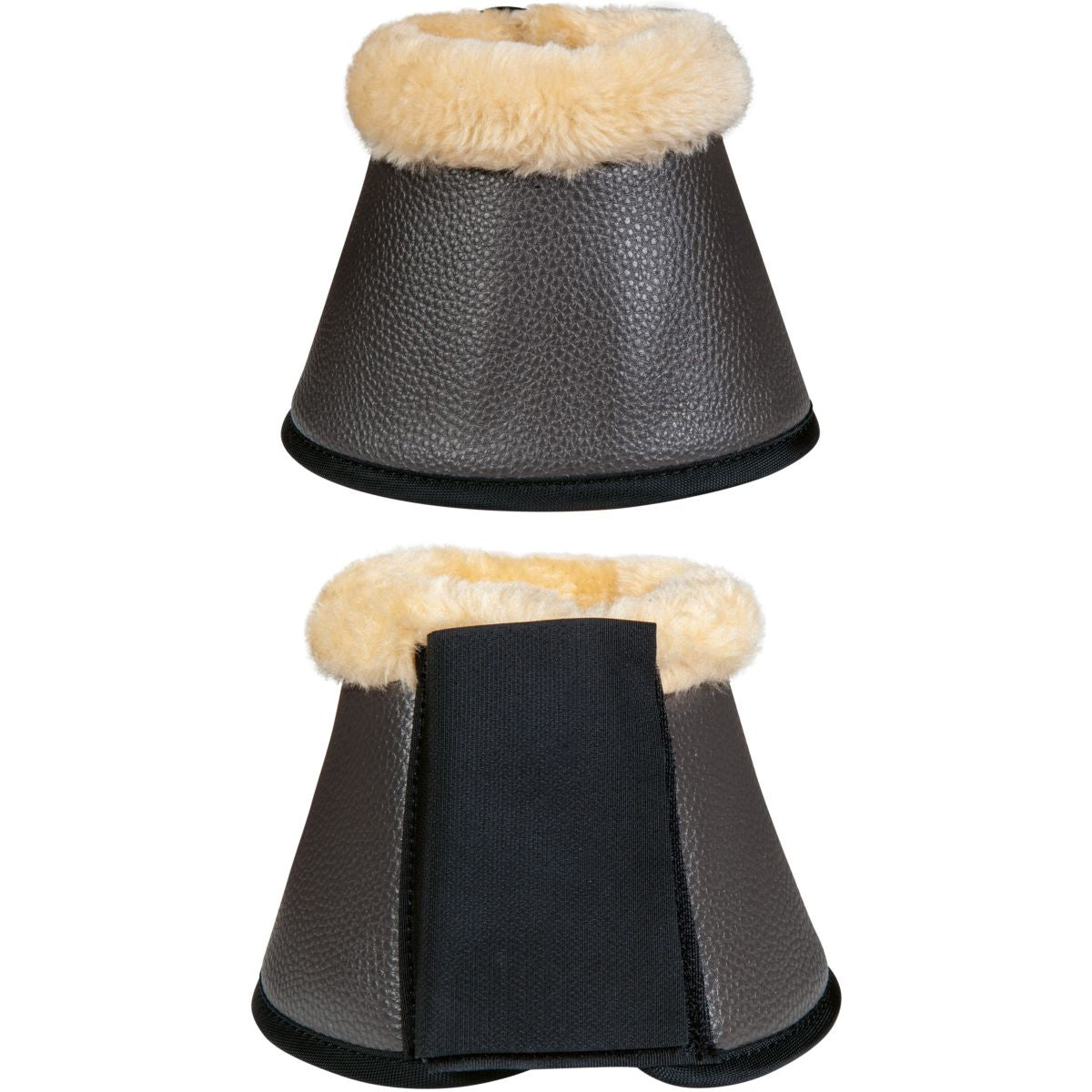 HKM Hufglocken Comfort Premium Fur Dunkelgrau