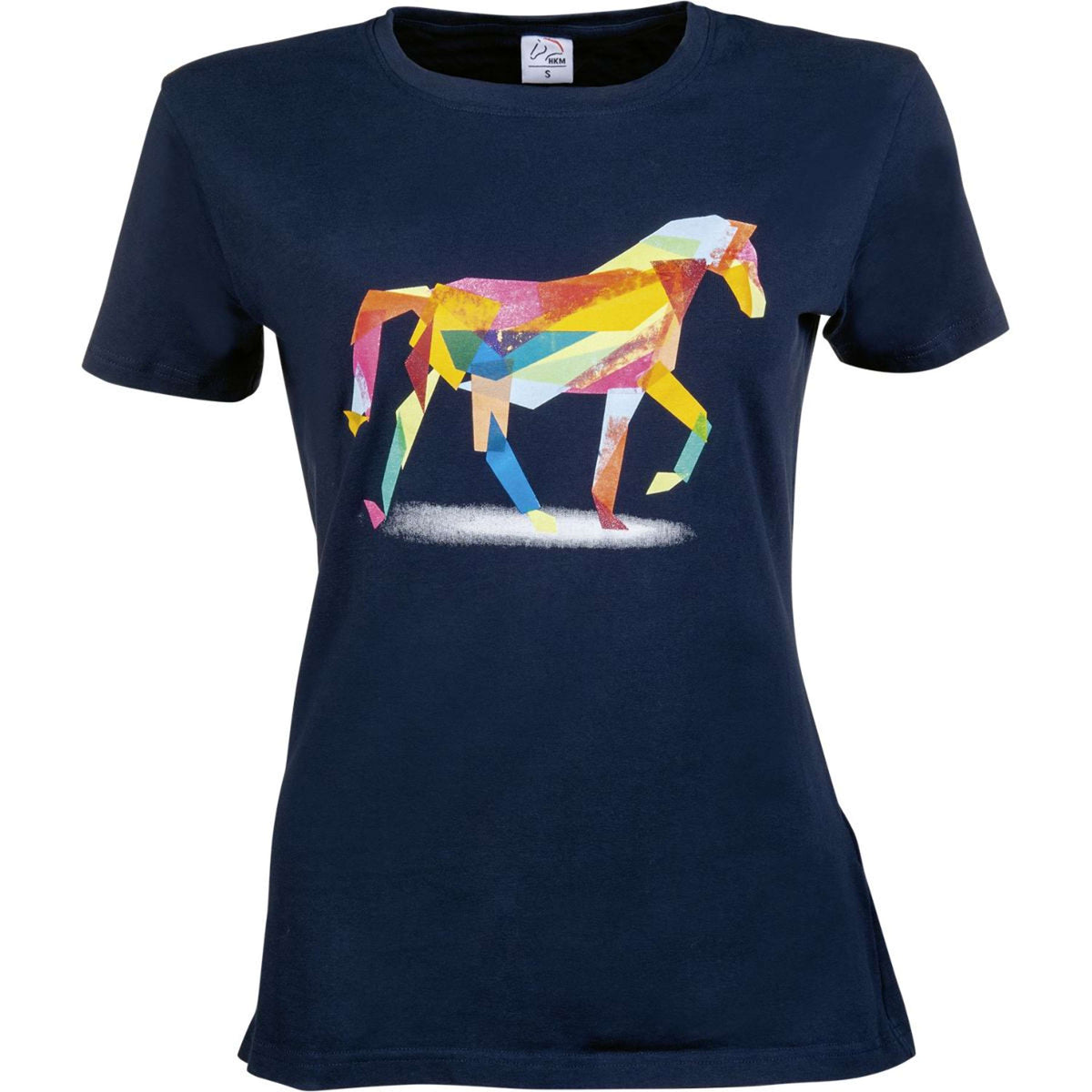 HKM T-Shirt Colourful Horse Dunkelblau