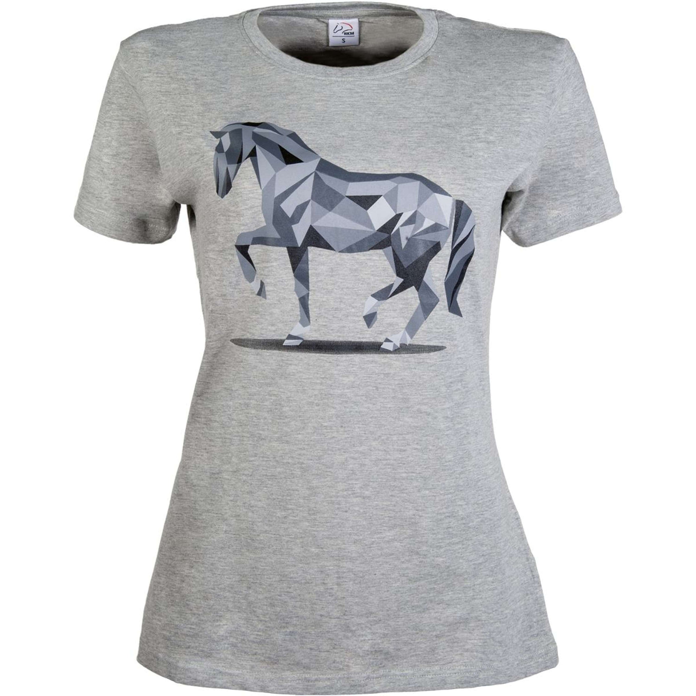HKM T-Shirt Graphical Horse Hellgrau/Melange HKM T-Shirt Graphical Horse Hellgrau/Melange