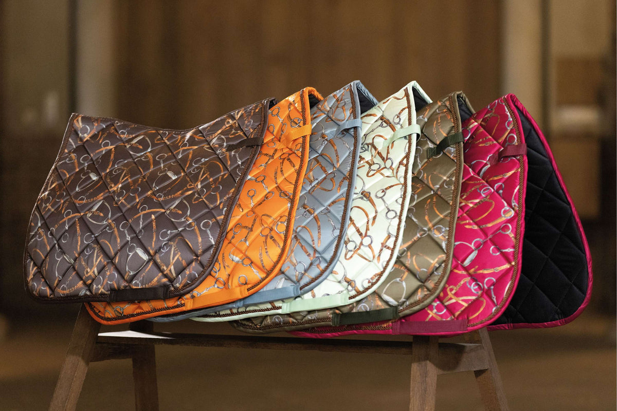 HKM Schabracke Allure Dressur Orange