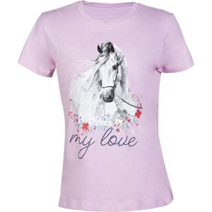 HKM T-Shirt Horse Spirit Rosa