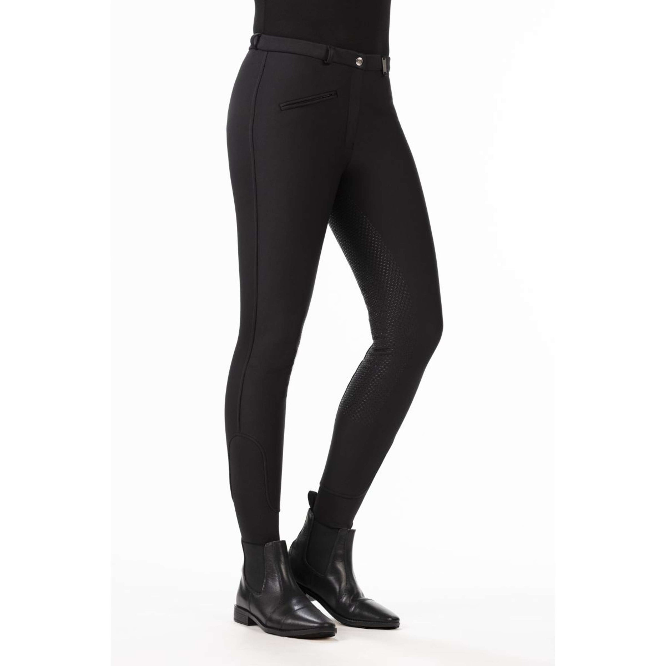 HKM Reithose Winner Softshell Winter mit Silikon Vollbesatz Schwarz HKM Reithose Winner Softshell Winter mit Silikon Vollbesatz Schwarz