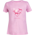 HKM T-Shirt I Love Horse Riding Rose