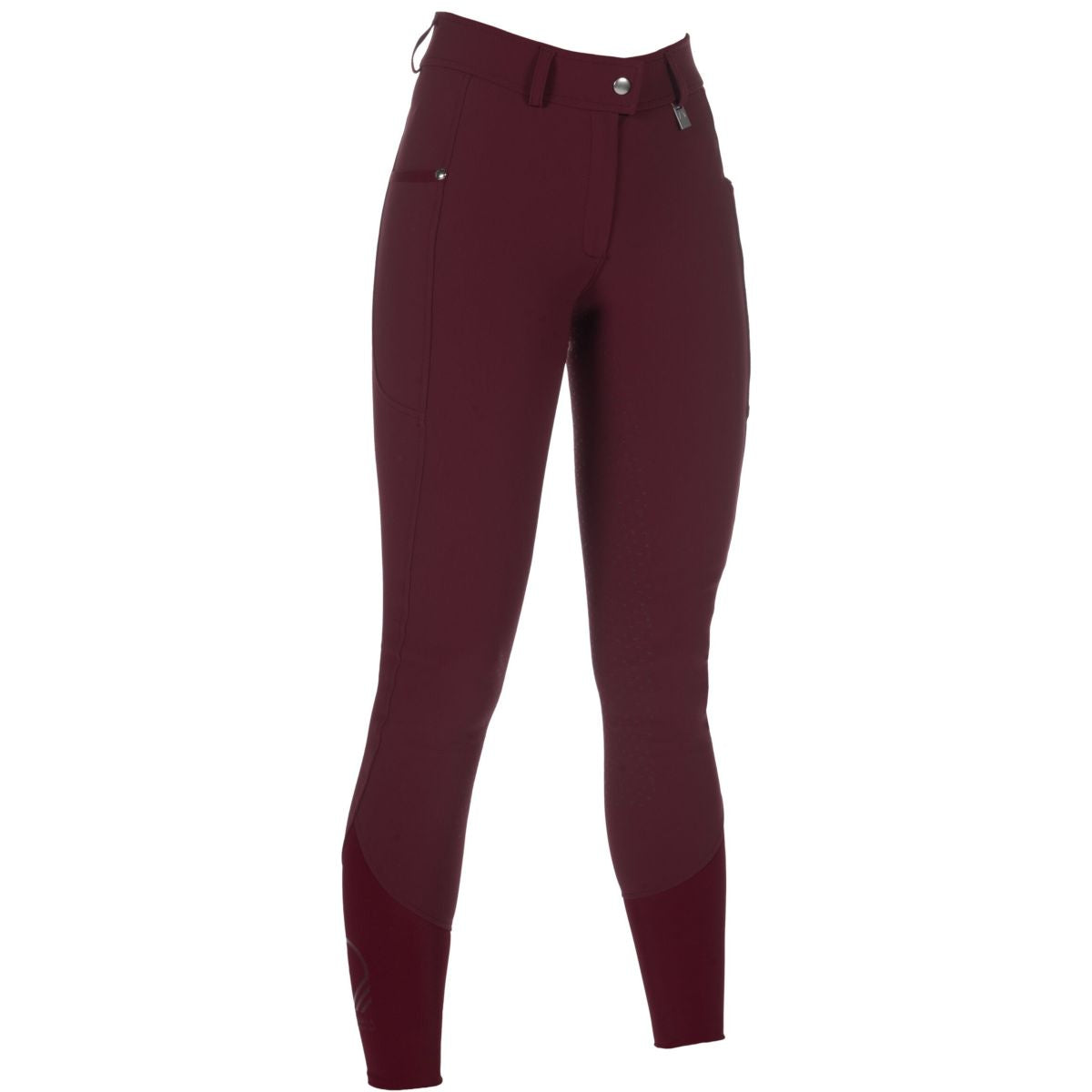 HKM Reithose Livigno Lauria Garelli Full Grip Bordeaux