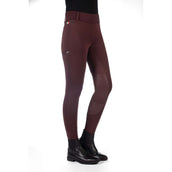 HKM Reitleggings Livigno Full Grip Bordeaux