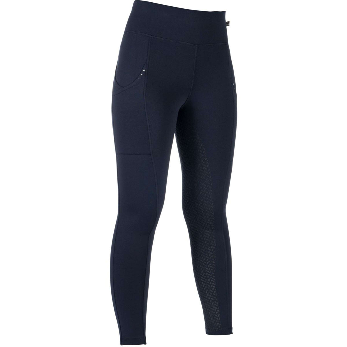 HKM Reitleggings Cosy II Full Grip Dunkelblau