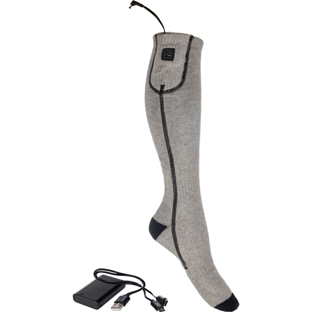 HKM Socken Keep Warm Grau/Schwarz