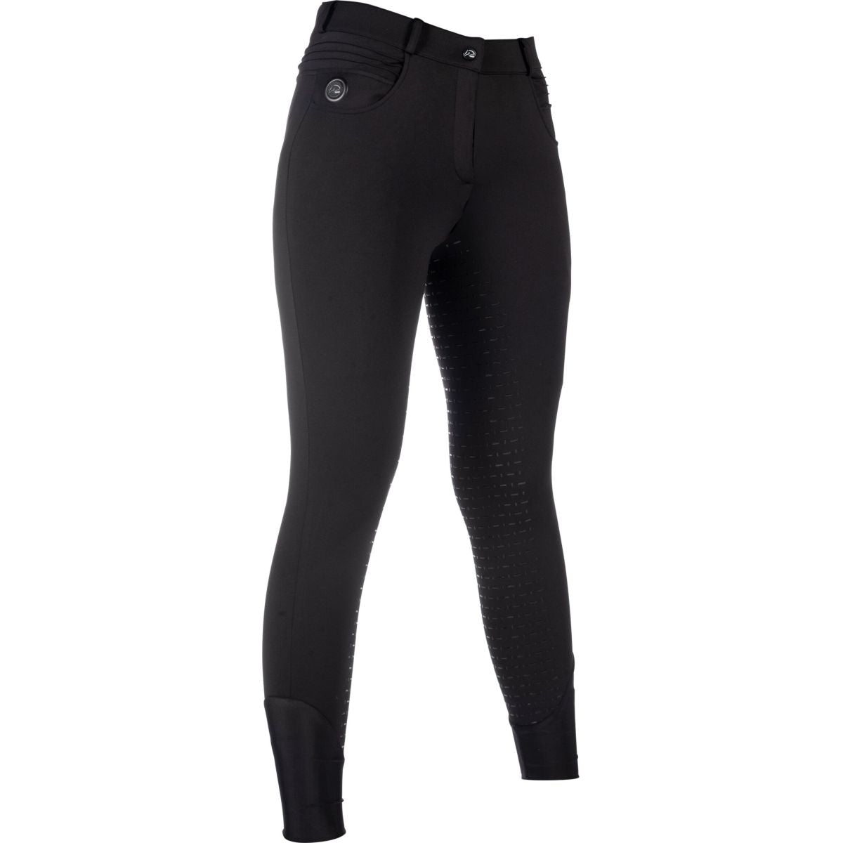 HKM Reithose Comfort Full Grip Schwarz