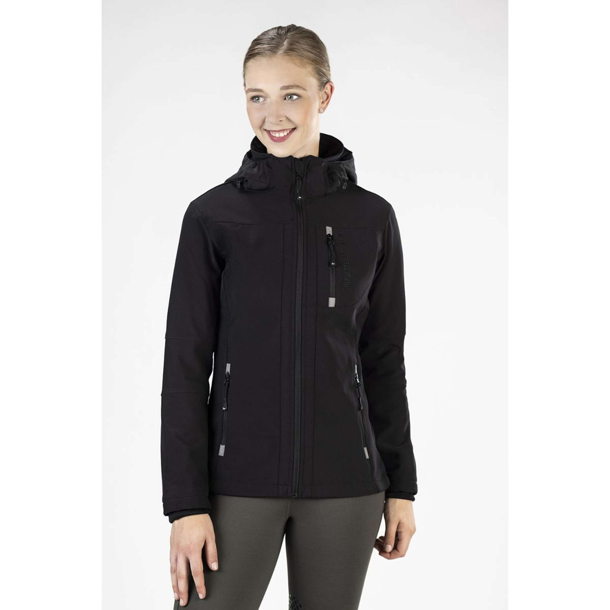 HKM Softshelljacke Sport Damen Schwarz