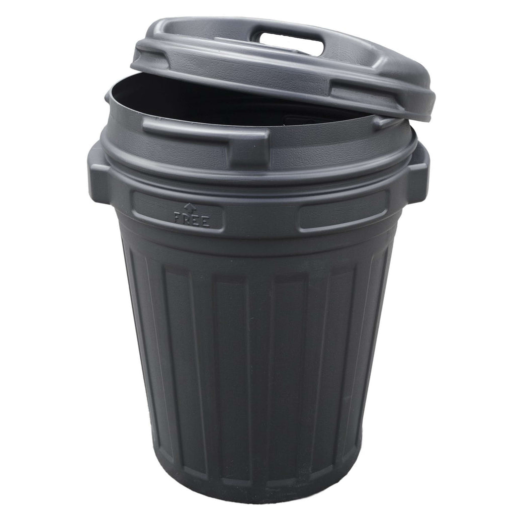 Futtertonne mit Drehverschluß 70L Schwarz