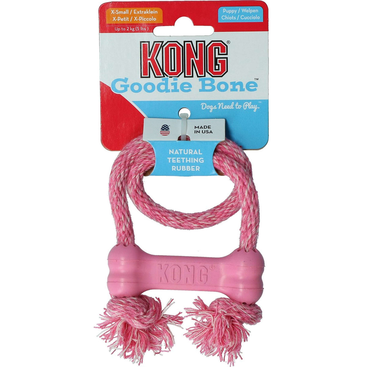 KONG Googie Bone Puppy mit Seil