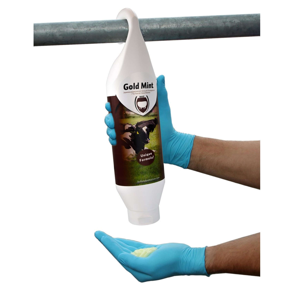 Agradi Gold Mint Steh- U. Hängeflasche