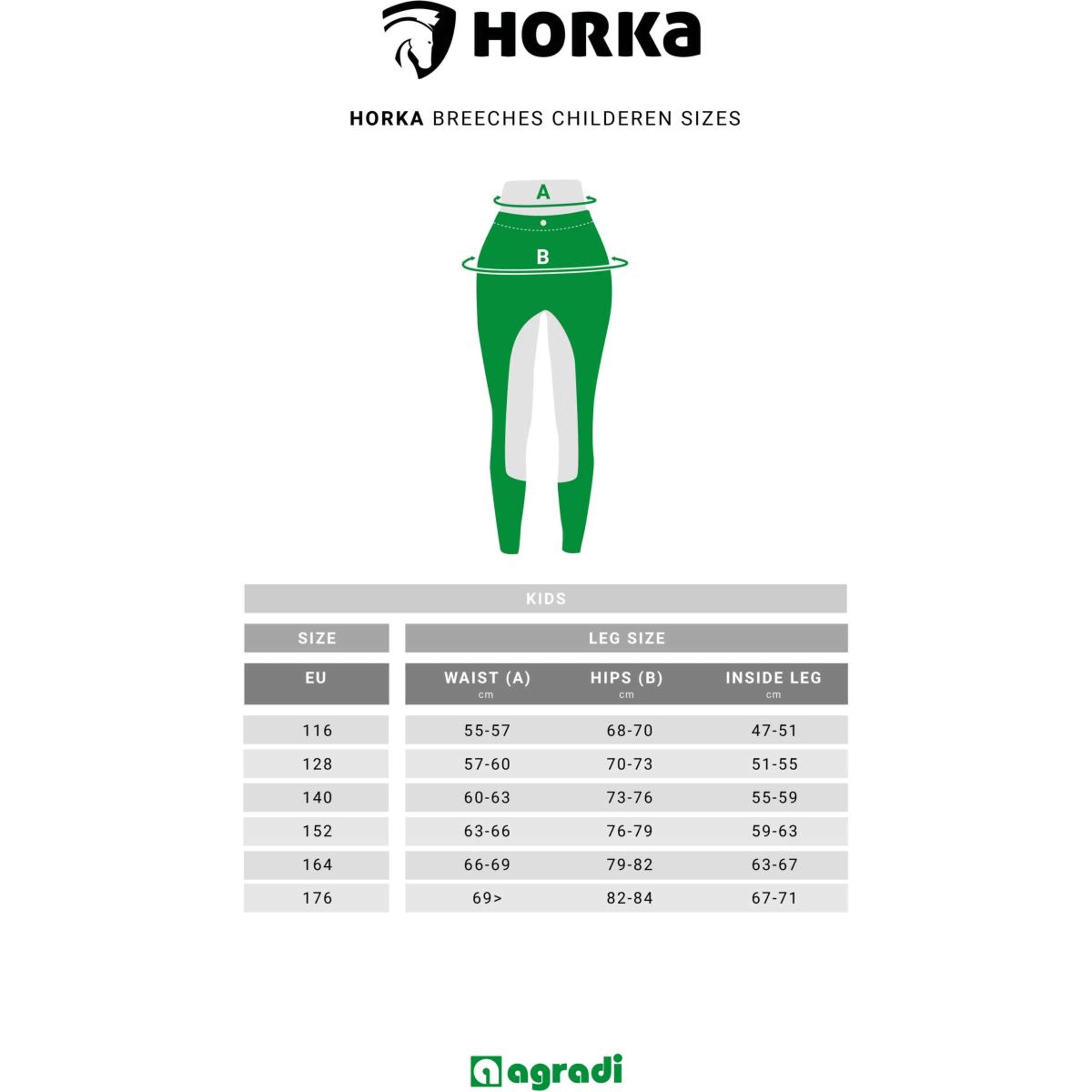 HORKA Reitleggings Momentum Schwarz/Roségold