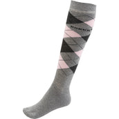 HORKA Socken Diamant Grau/rosa