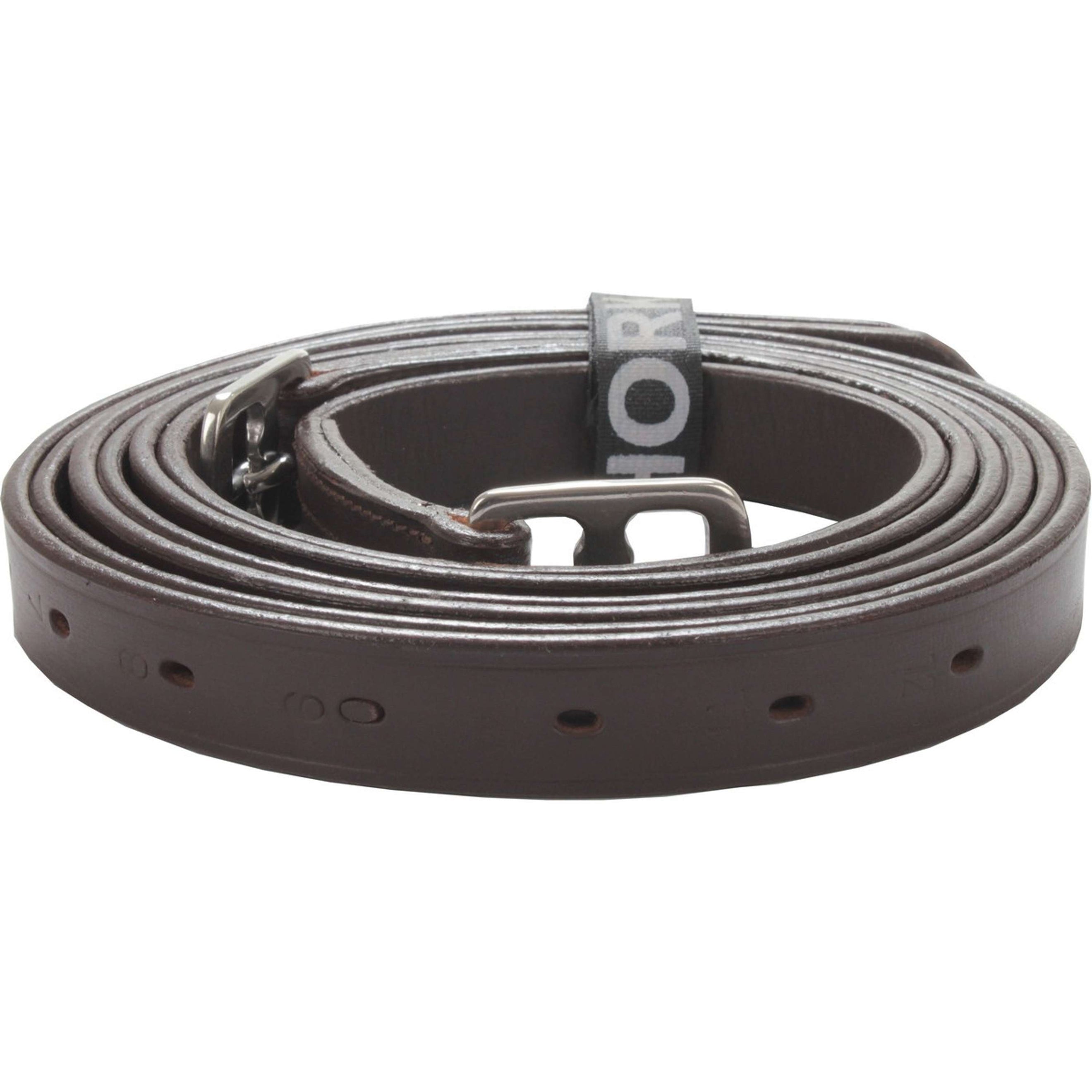 HORKA Steigbügelriemen Leder Braun/Silber HORKA Steigbügelriemen Leder Braun/Silber