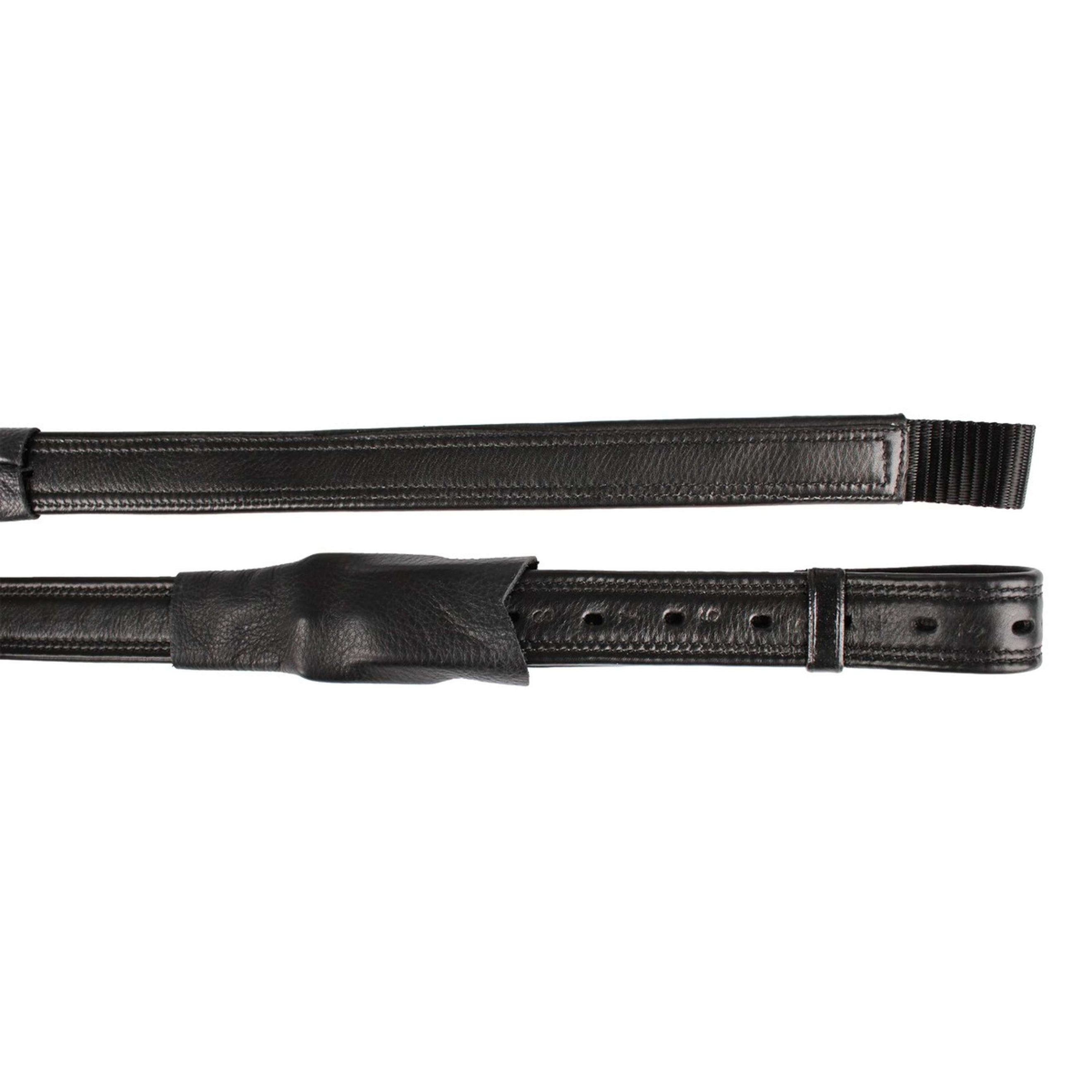 HORKA Steigbügelriemen Nylon Dressur Schwarz/Silber HORKA Steigbügelriemen Nylon Dressur Schwarz/Silber