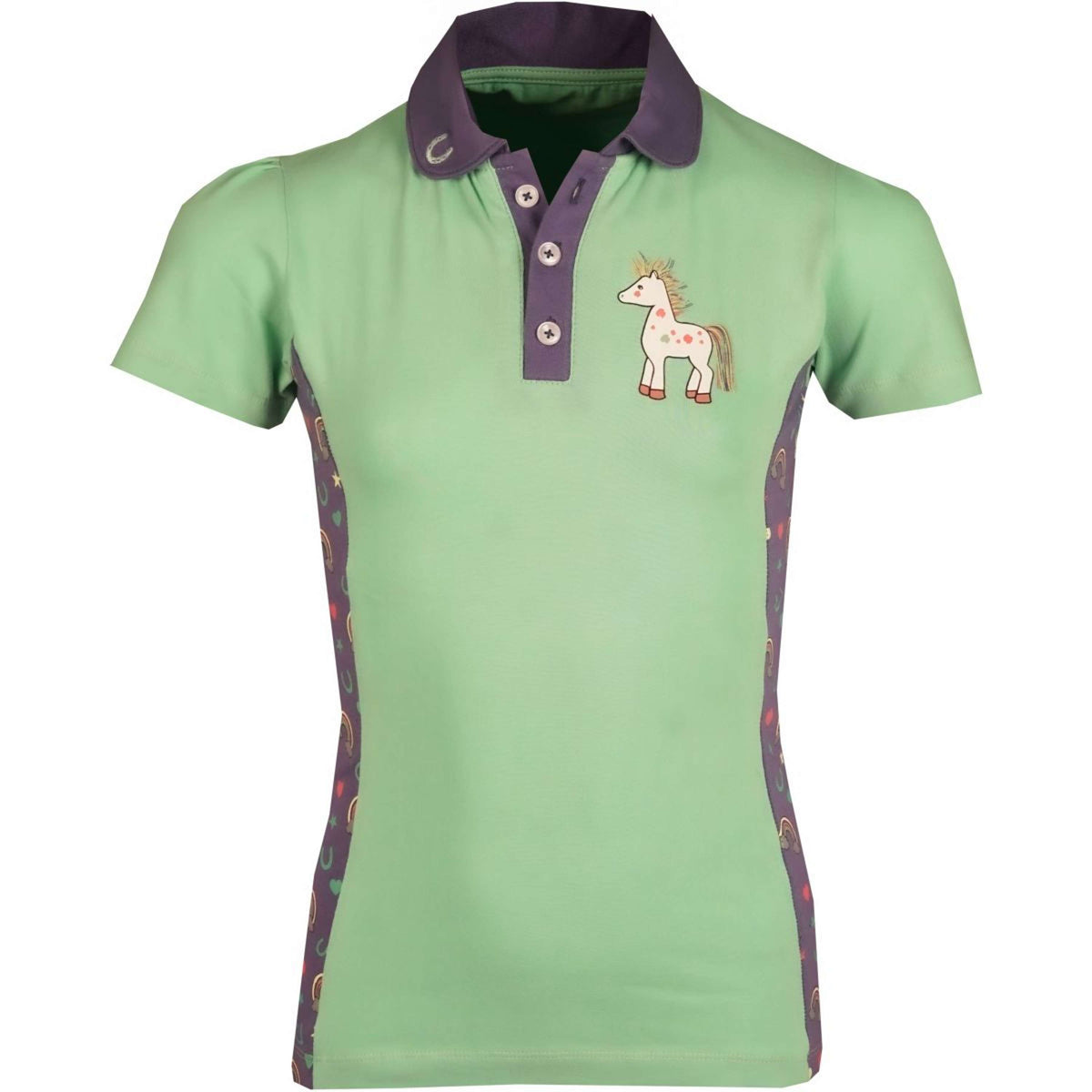 HORKA Poloshirt Poppy Pistachio