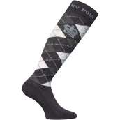 HV Polo Socken Argyle Charcoal/Grau/Soft Blue