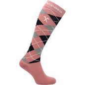 HV Polo Socken Argyle Dusty Rose/Navy