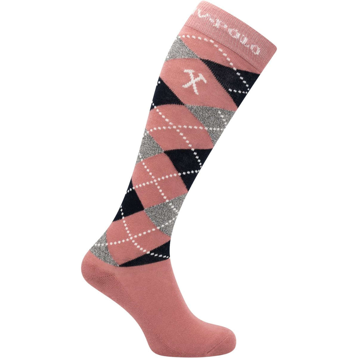 HV Polo Socken Argyle Dusty Rose/Navy