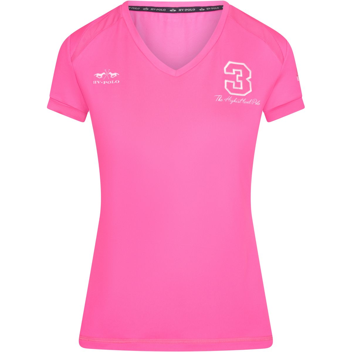 HV Polo T-Shirt Favoritas Tech SS Neon Fuchsia