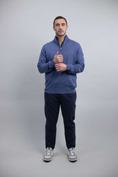 Harcour Pullover Parmo Herren Denim