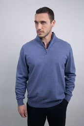 Harcour Pullover Parmo Herren Denim