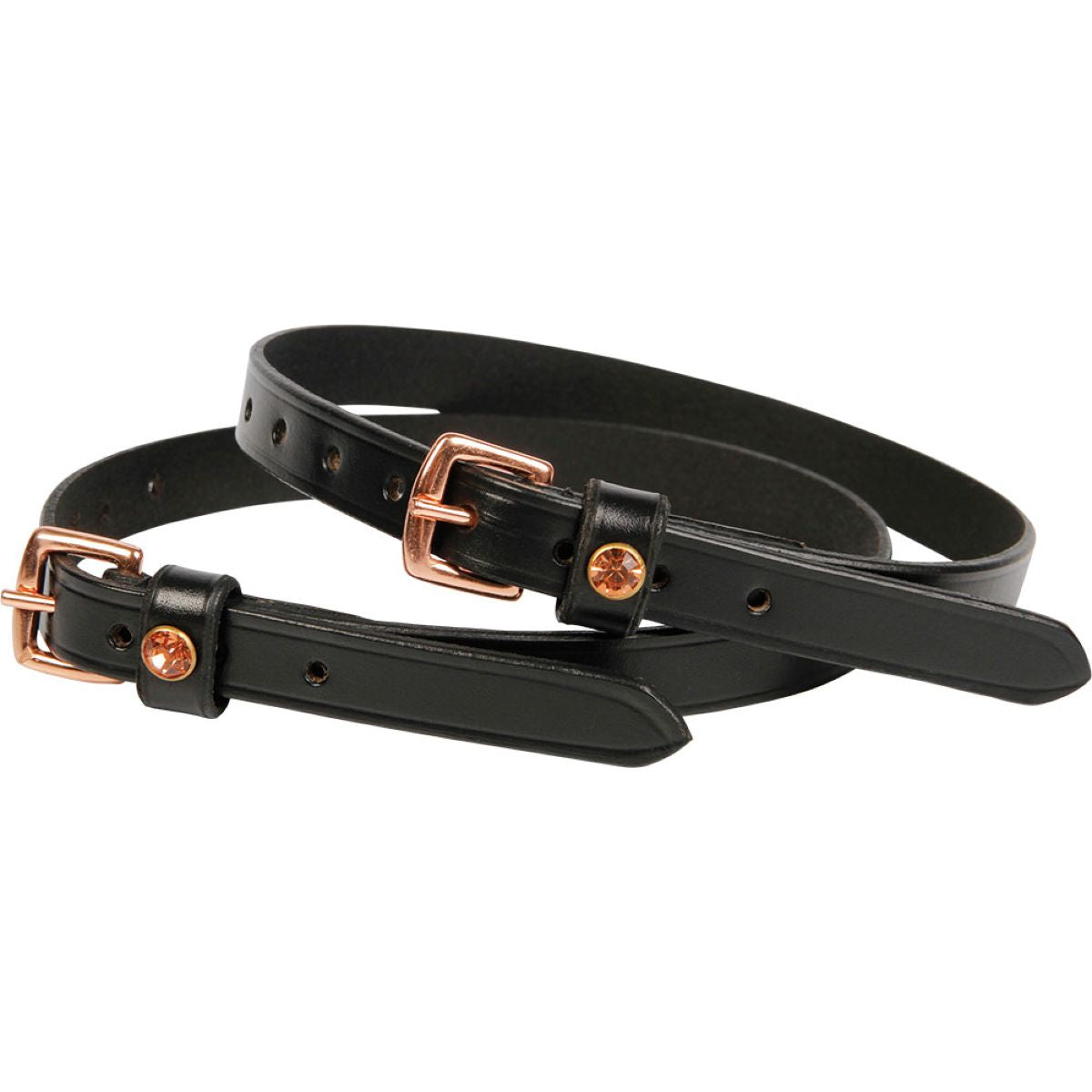 Harry's Horse Sporenriemen Rosegold Schwarz