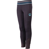 Harry's Horse Reitleggings Equitights STOUT! Beryl Full Grip Anthrazit/Grau