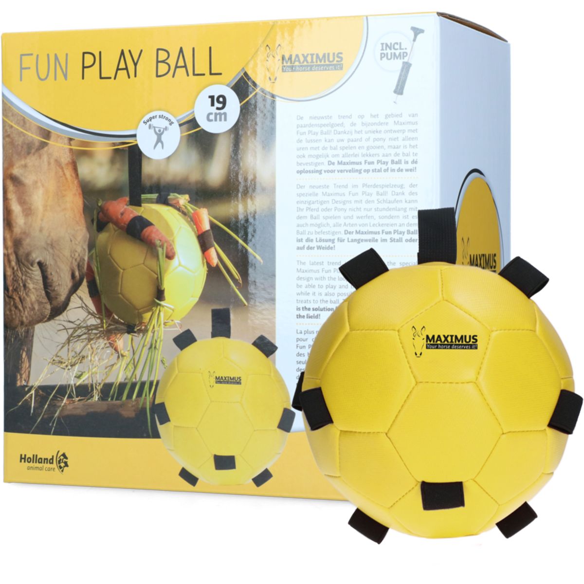 Maximus Ball Fun Play Gelb