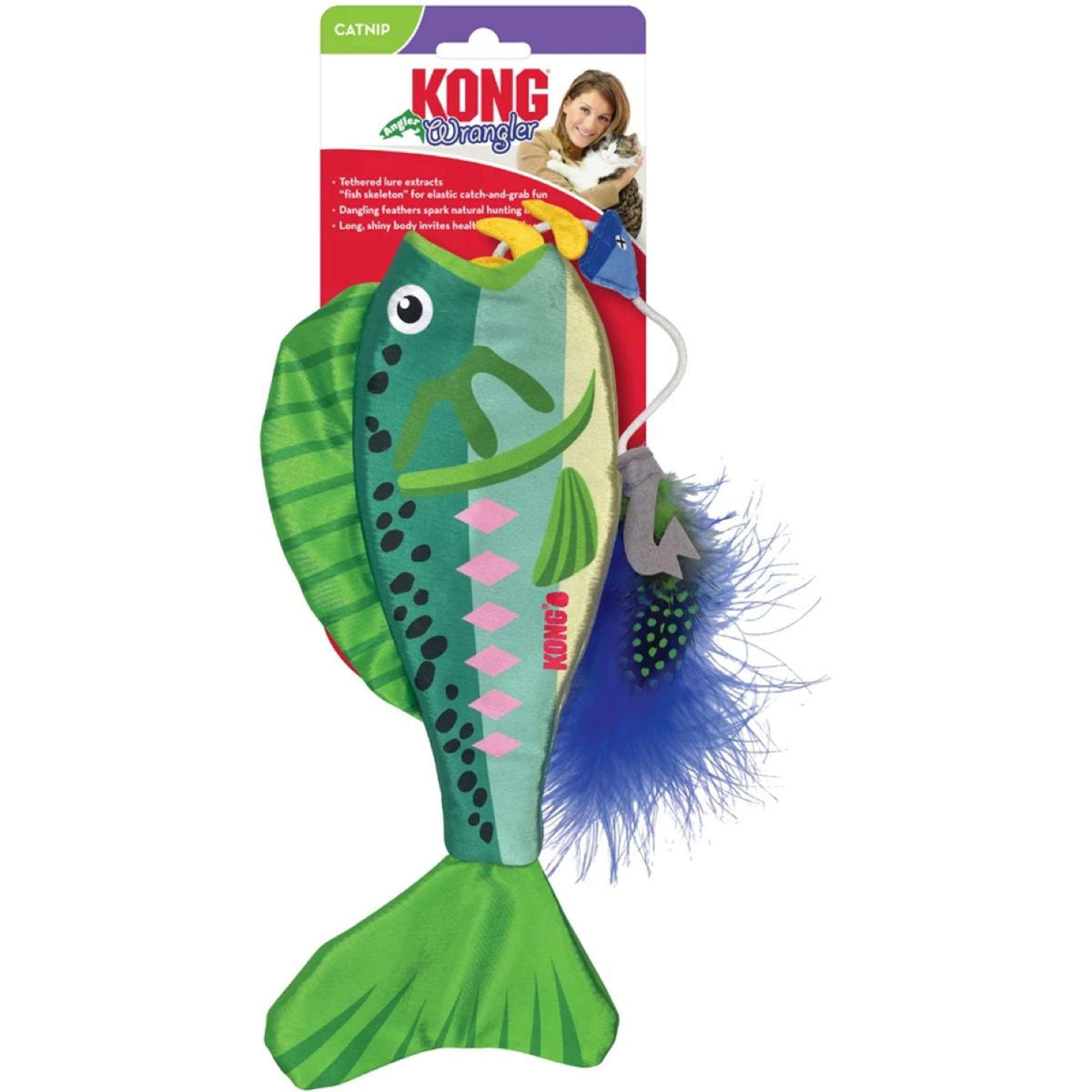 KONG Spielzeug Wrangler Angler Fish