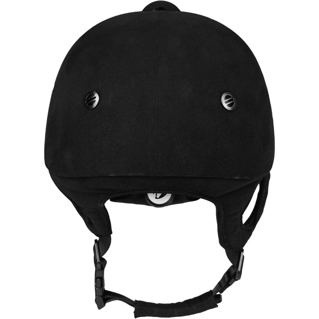 HORKA Reithelm Hawk Leder Schwarz