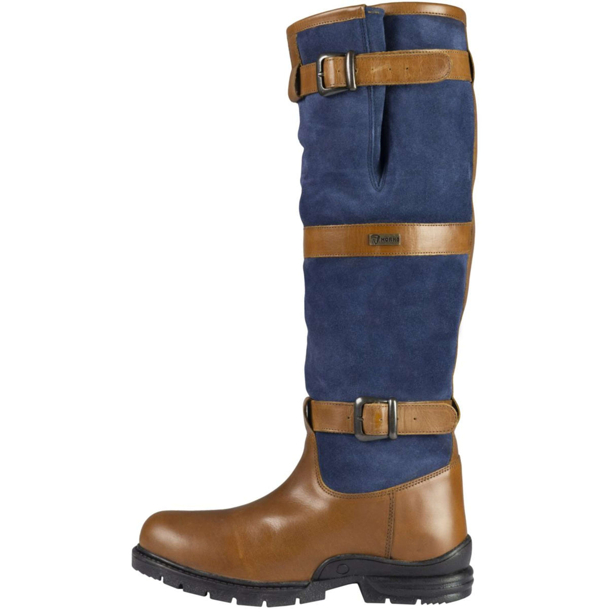 HORKA Outdoorstiefel Highlander Lang Cognac/Blau