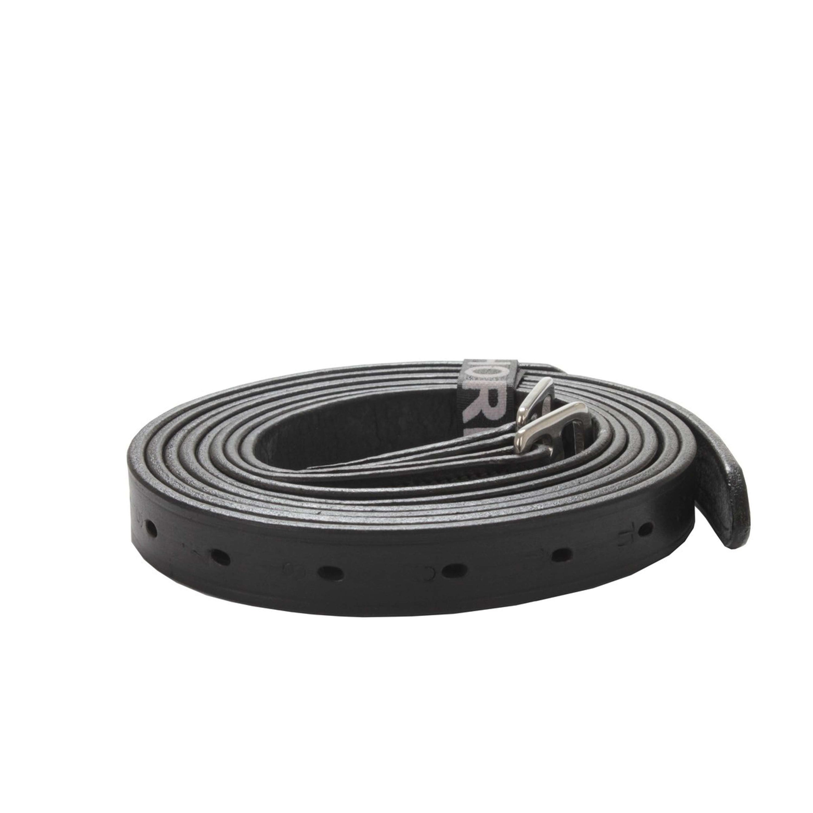 HORKA Steigbügelriemen Leder Schwarz/Silber HORKA Steigbügelriemen Leder Schwarz/Silber