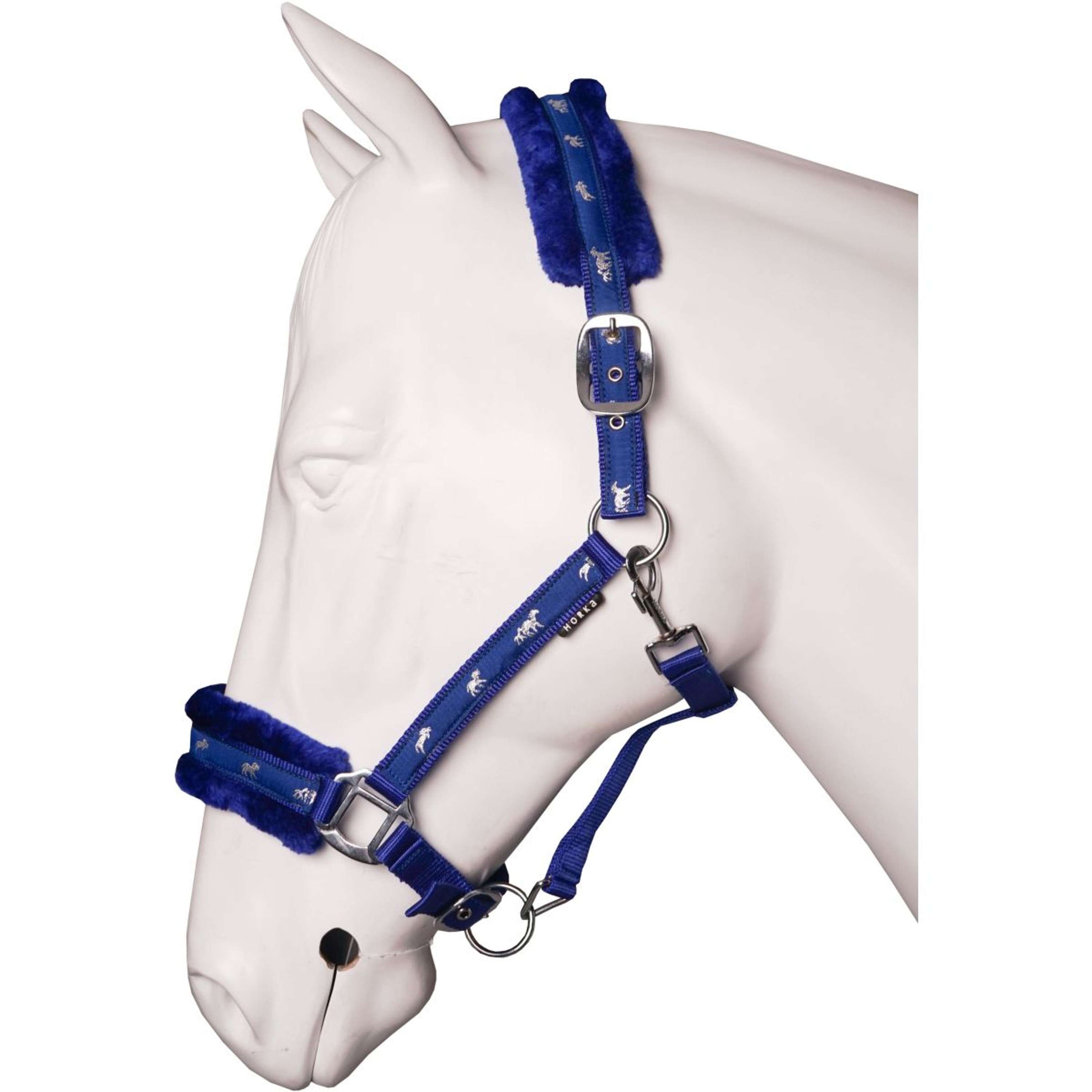 HORKA Halfter Plush Royal Blue HORKA Halfter Plush Royal Blue