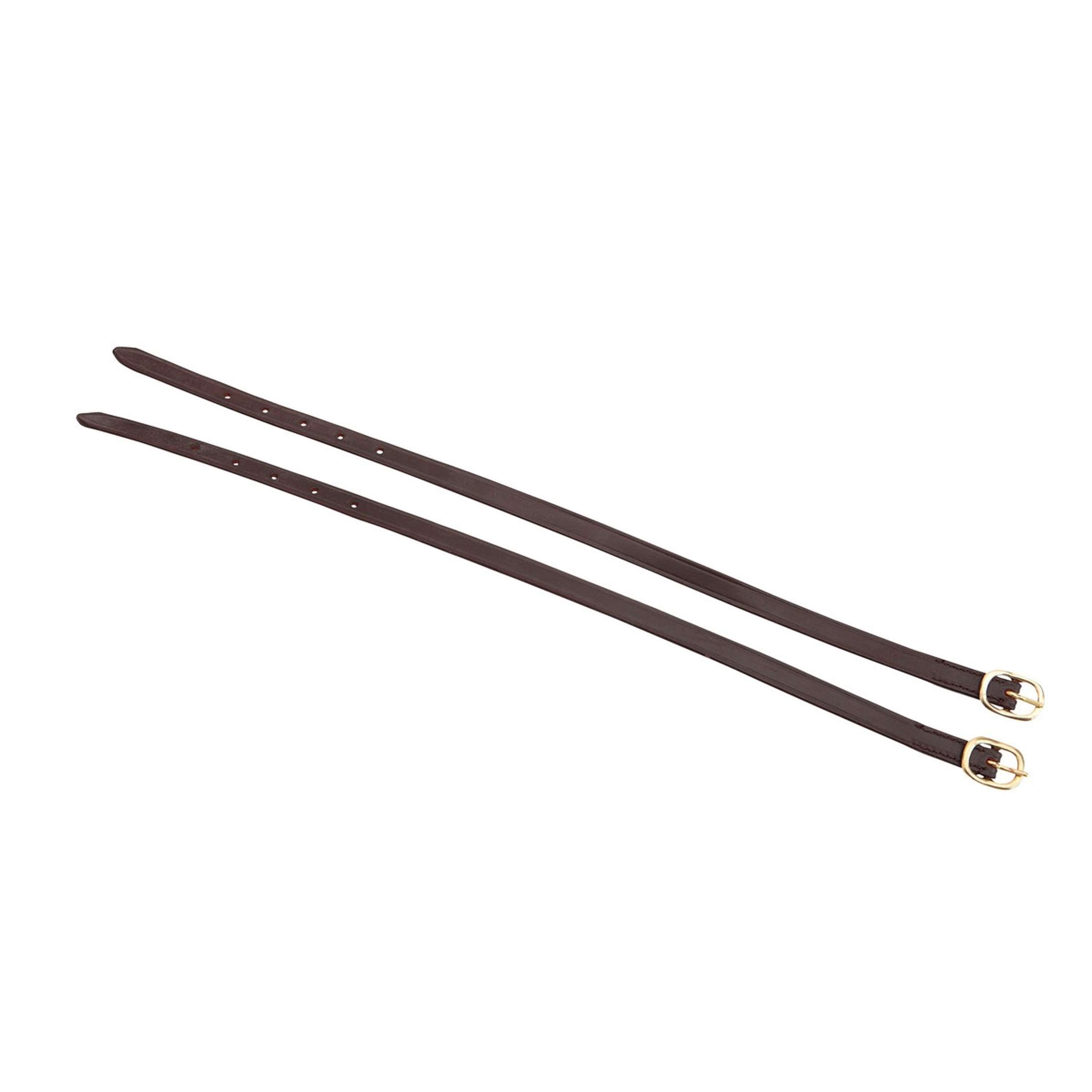 HORKA Sporenriemen Leder Paar braun/gold HORKA Sporenriemen Leder Paar braun/gold