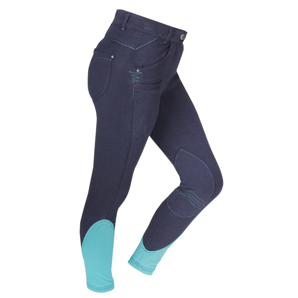 HORKA Junior Reithose Evy Slimfit Elastico Blau