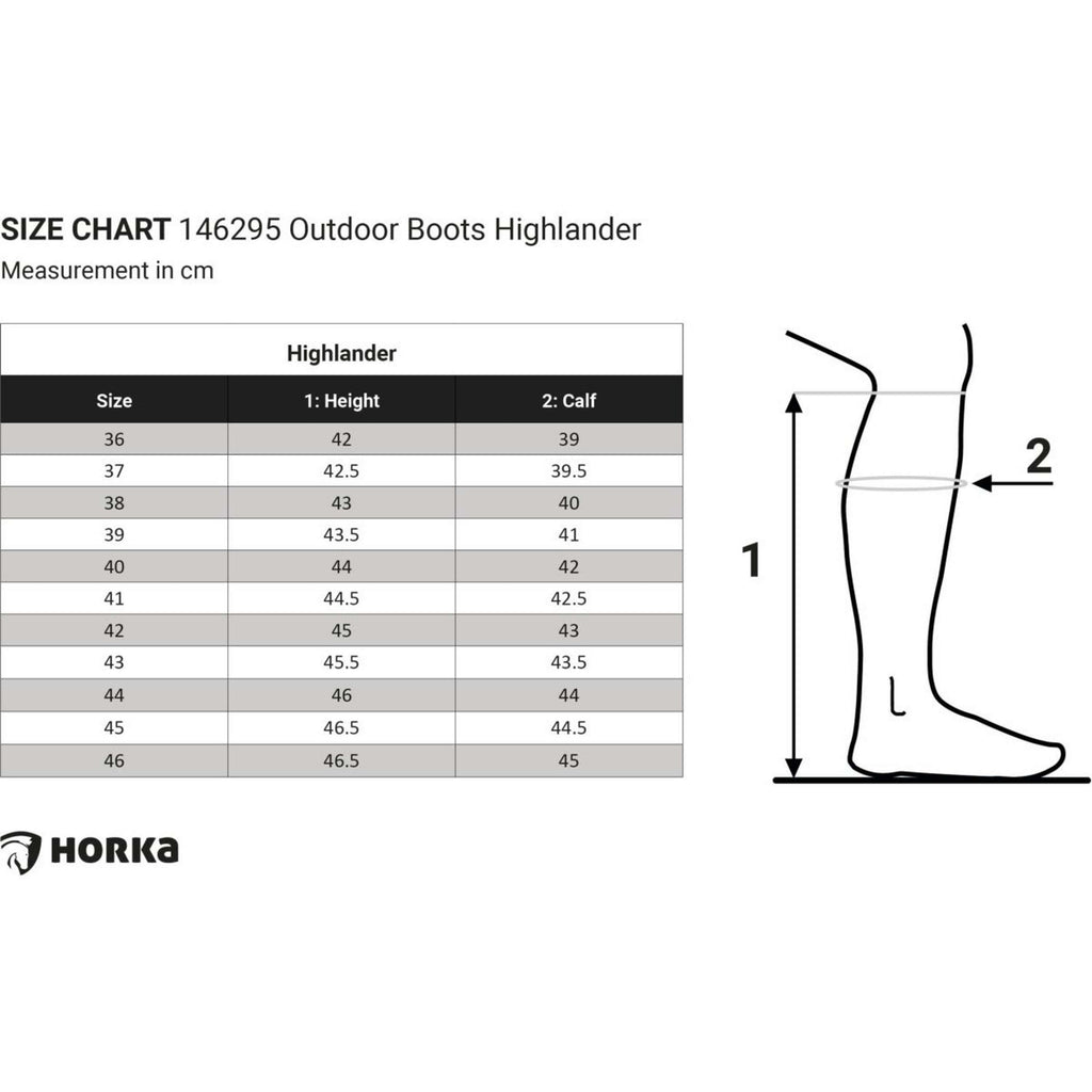 HORKA Outdoorstiefel Highlander Lang Braun