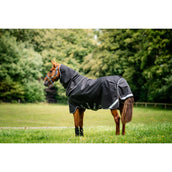 Rambo by Horseware Turnout 1680D Plus 100g Schwarz/Thunderstorm Grey/Silver