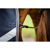 Rambo by Horseware Turnout 1680D 50g Marineblau/Gewittergrau/Silber