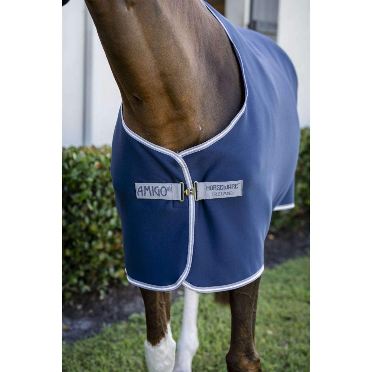 Amigo Jersey Cooler Pony Marineblau/Titangrau/Silber