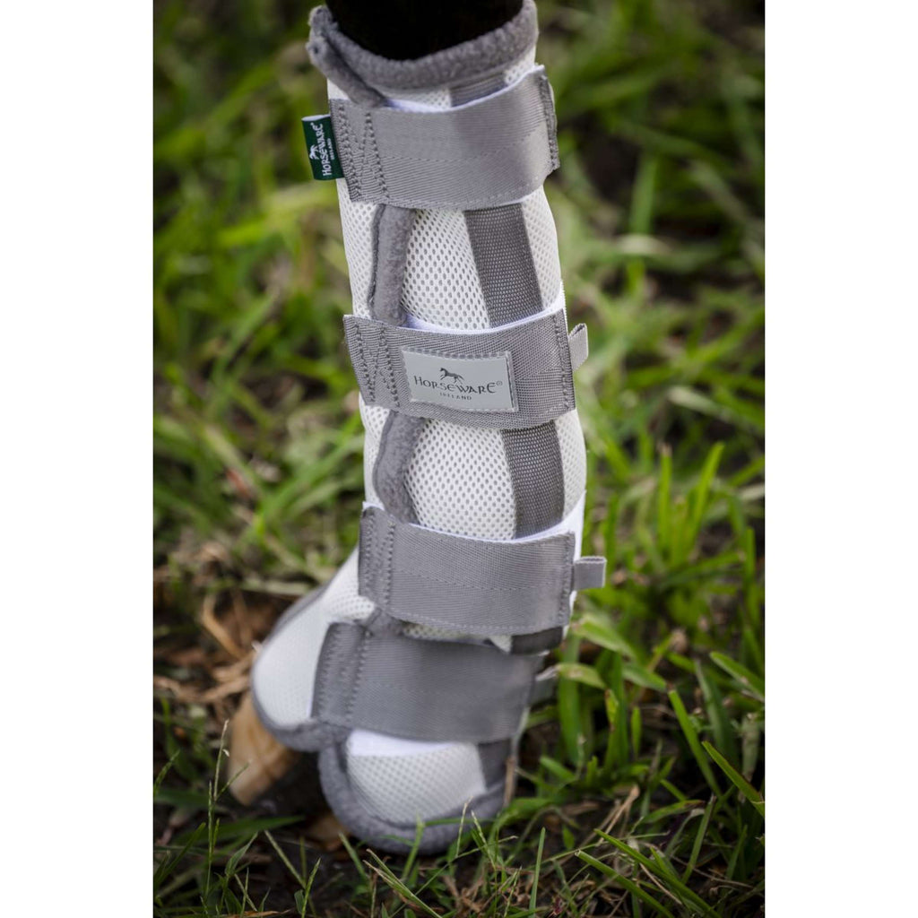Horseware Fly Boots Set of 2 Silber/Titangrau/Silber