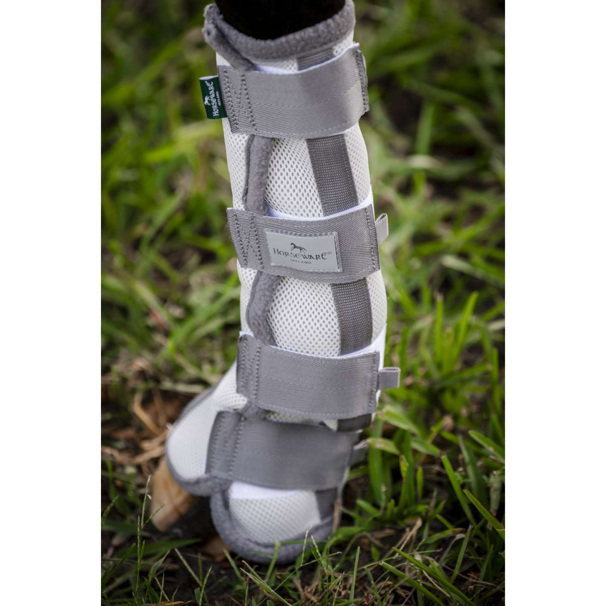 Horseware Fly Boots Set of 2 Silber/Titangrau/Silber