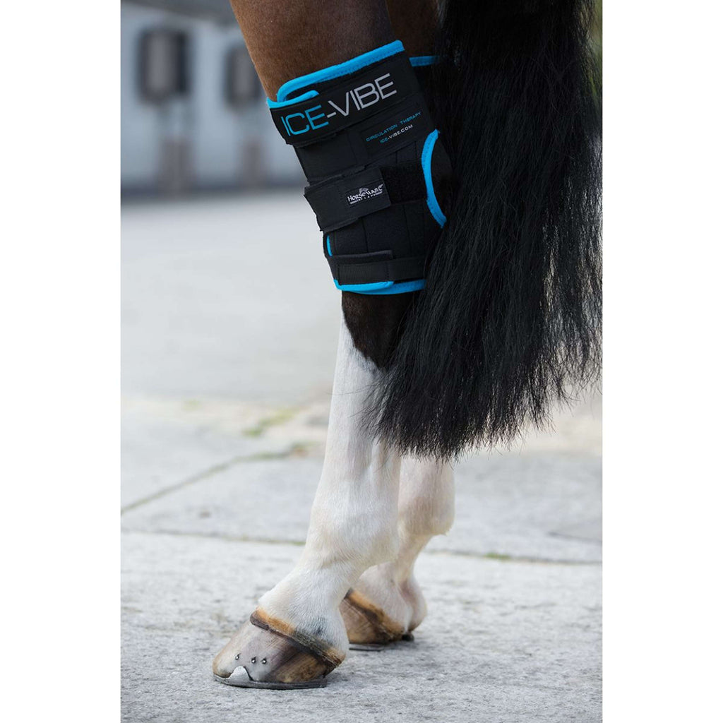 Ice-Vibe Hock Wrap II 2 Stück Schwarz/Aqua