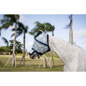 Rambo by Horseware Fly Mask Azure Blue/Navy/Electric Blue