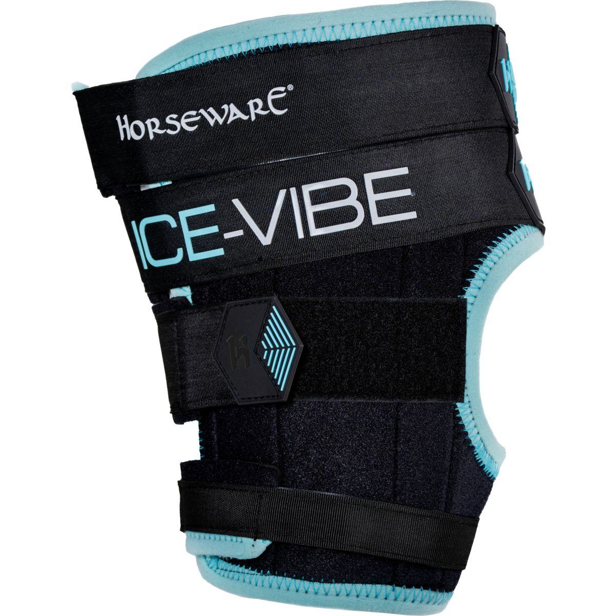 Ice-Vibe Hock Wrap II 2 Stück Schwarz/Aqua
