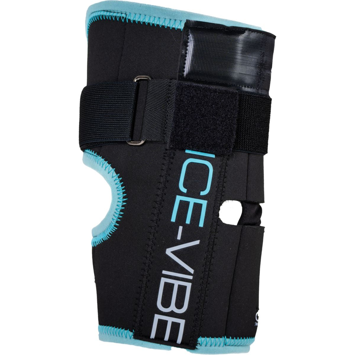 Ice-Vibe Knee Wrap II Schwarz/Aqua