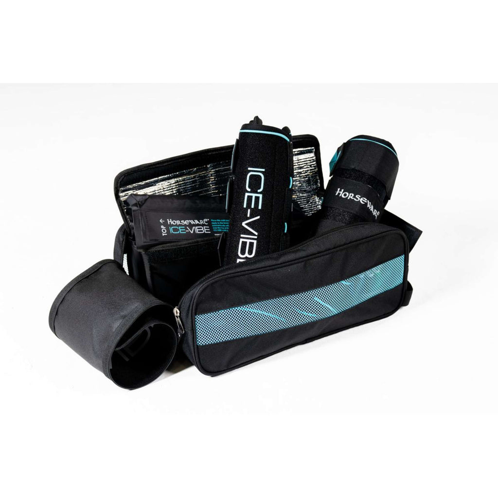 Ice-Vibe Wraps II 2 Stück Schwarz/Aqua