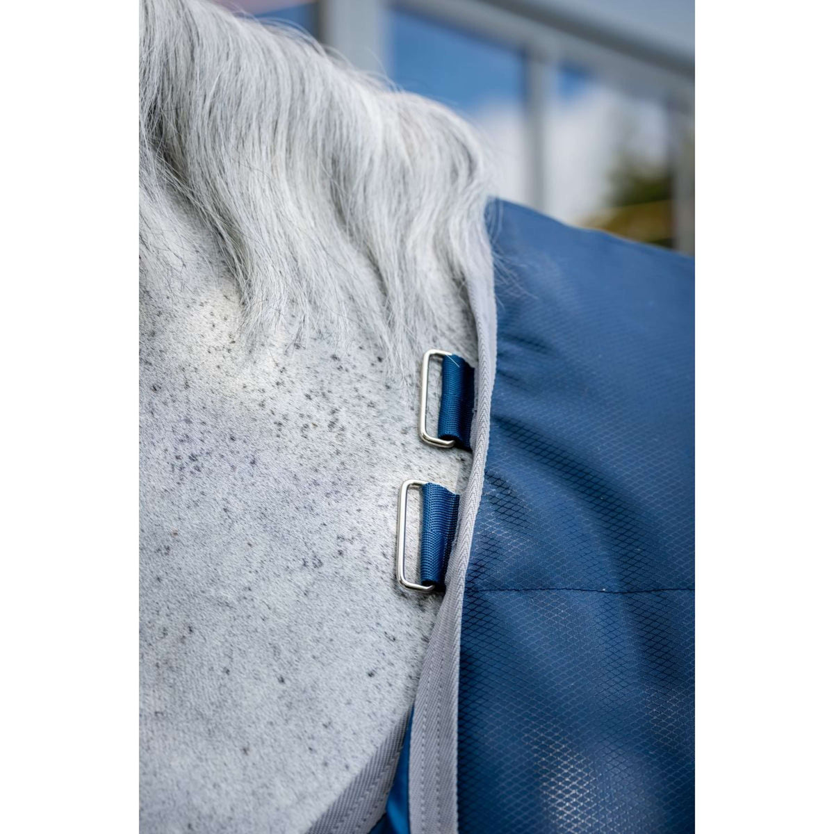 Horseware Therapy Ionic Stable 50g Imperialblau/Silber/Marineblau