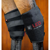 Horseware LED Red Light Therapy Left Hock Boot Schwarz